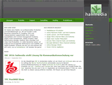 Tablet Screenshot of halimedia.com